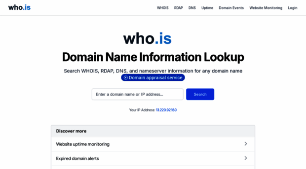 who.is